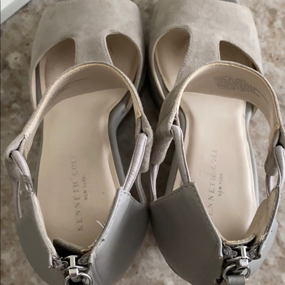 🛍️2/$20 Kenneth Cole grey wedge size 9.5 - Picture 4 of 11